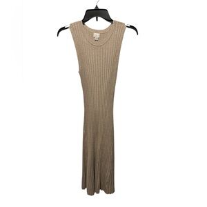 a new day Ribbed Knit Maxi Dress - Beige